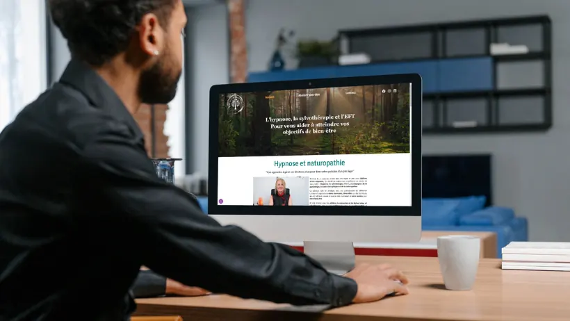 mockup Bien être et hypnose en Combrailles-sylvothérapie, naturothérapie et hypnose-Réflexe Services-agence de communication-marketing-site web-réseaux sociaux-digital-administratif et prime énergie-clermont ferrand
